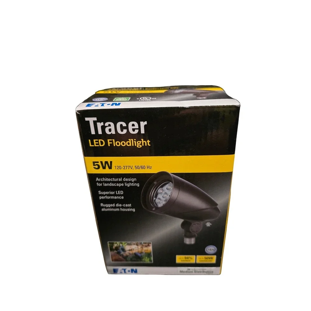 Eaton Lumark Tracer Flood Small‎ LED Luminaire 5W Medium 4000K Light TCRS5M